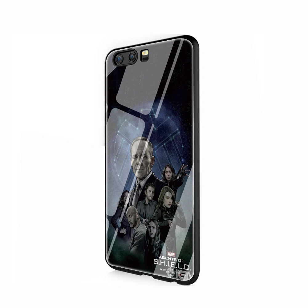 G2 Агенты Marvel щита S. H. I. E. L. D чехол из закаленного стекла для телефона huawei Y9 Honor 8X 7A pro P10 20 Lite Pro mate 20 - Цвет: G2