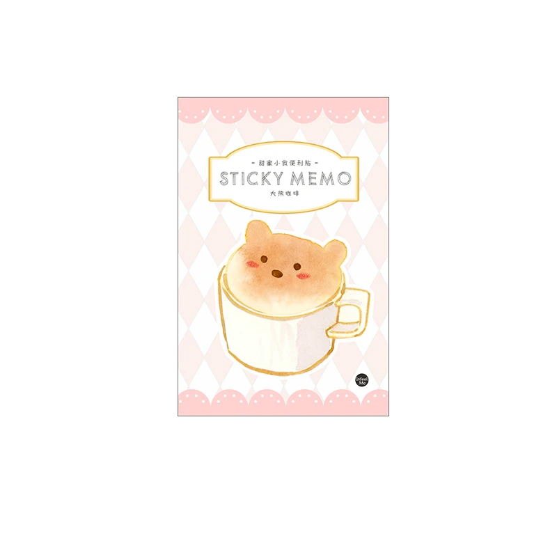 C Mr paper, 30 шт./лот, 8 видов конструкций, Kawaii, животные, торт, кофе, блокноты для заметок, Липкие заметки, блокнот, дневник, креативный, самоклеющийся блокнот, блокноты для заметок - Цвет: C