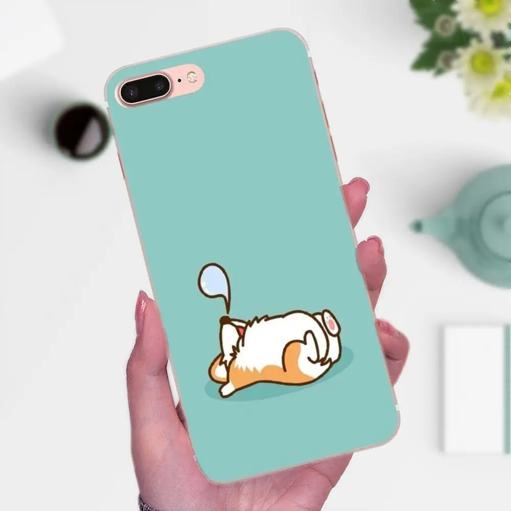 Милые милые собаки корги для Xiaomi Redmi Note 2 3 3S 4 4A 4X 5 5A 6 6A Pro Plus прекрасный пластик |