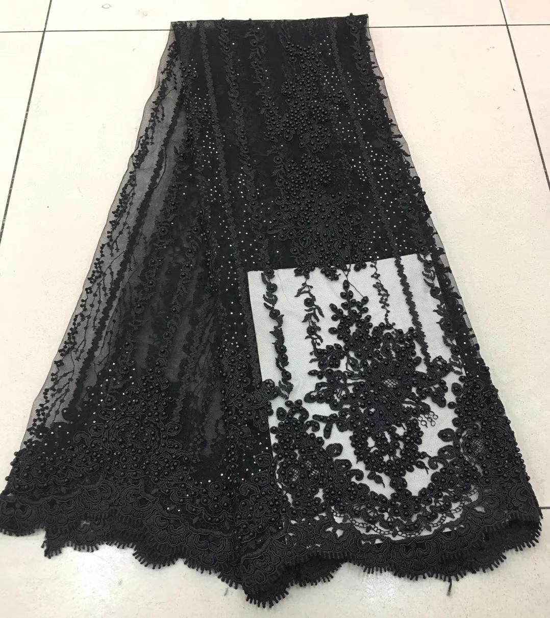 Темно-фиолетовая африканская Тюлевая кружевная ткань высокое качество лучший