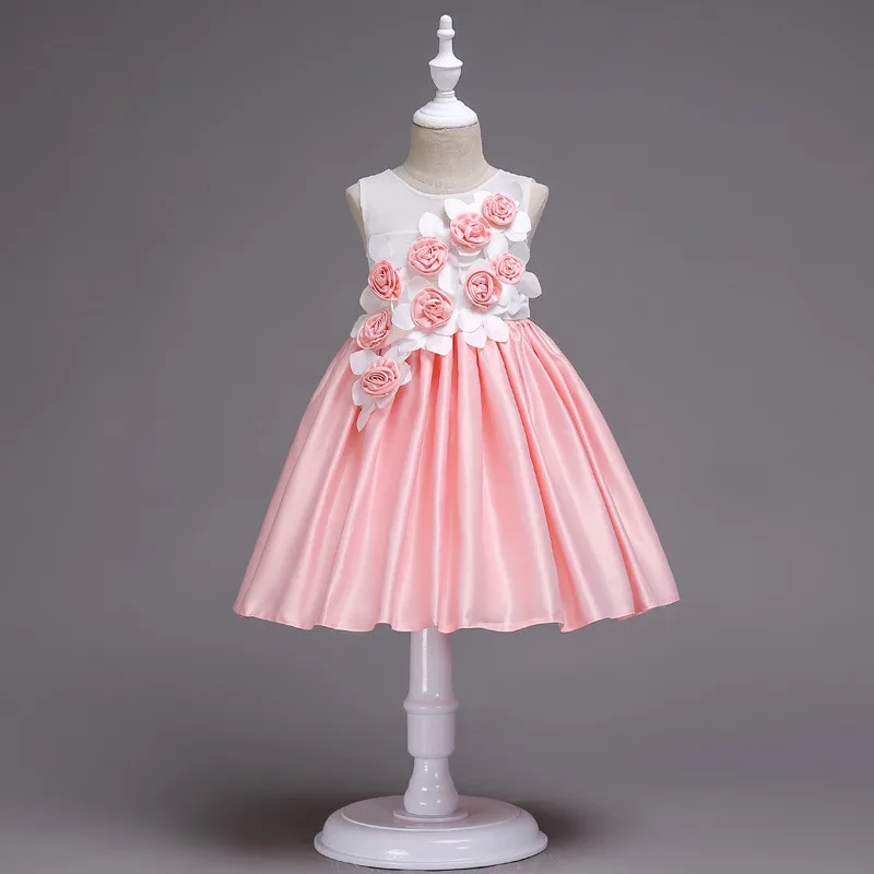 Pegeant Flower Girls Dresses Kids Summer Princess Dress Tulle Lace Formal Toddler Weddings Party | Детская одежда и обувь