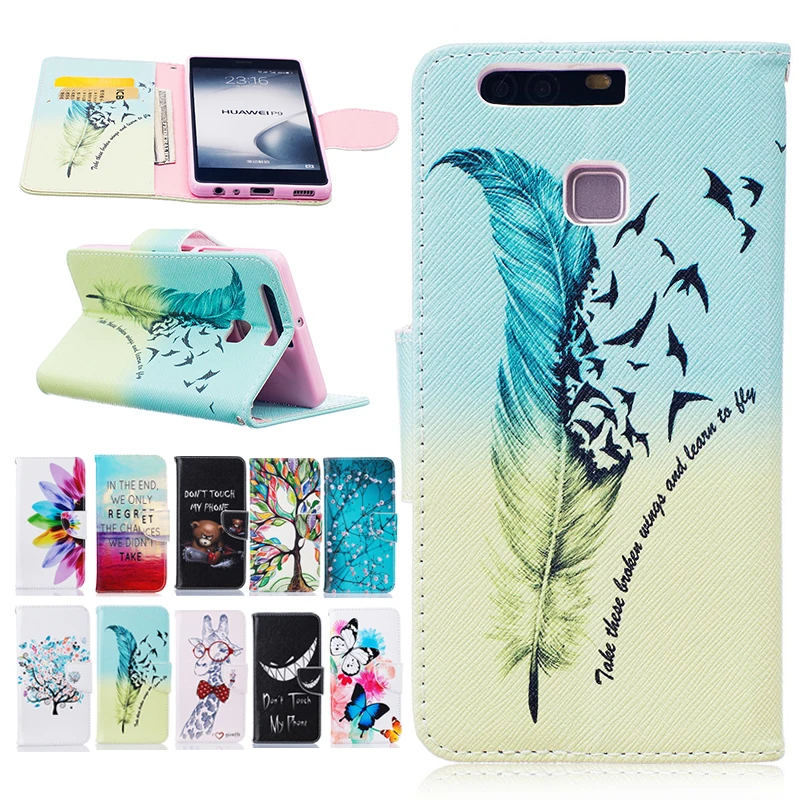 For Huawei p9 Case Cover Luxury PU Leather Flip Wallet Magnetic Mobile Phone Bag Holder with Card Holders iMUCA | Мобильные телефоны