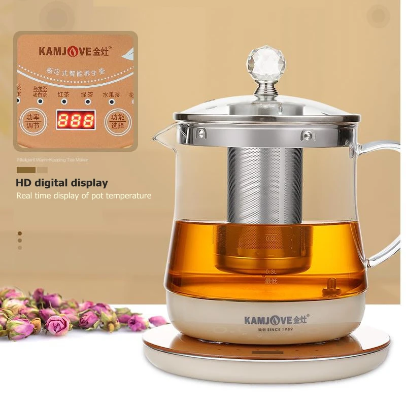 KAMJOVE Электрический чайник Intelligenc машина автоматический кипячение