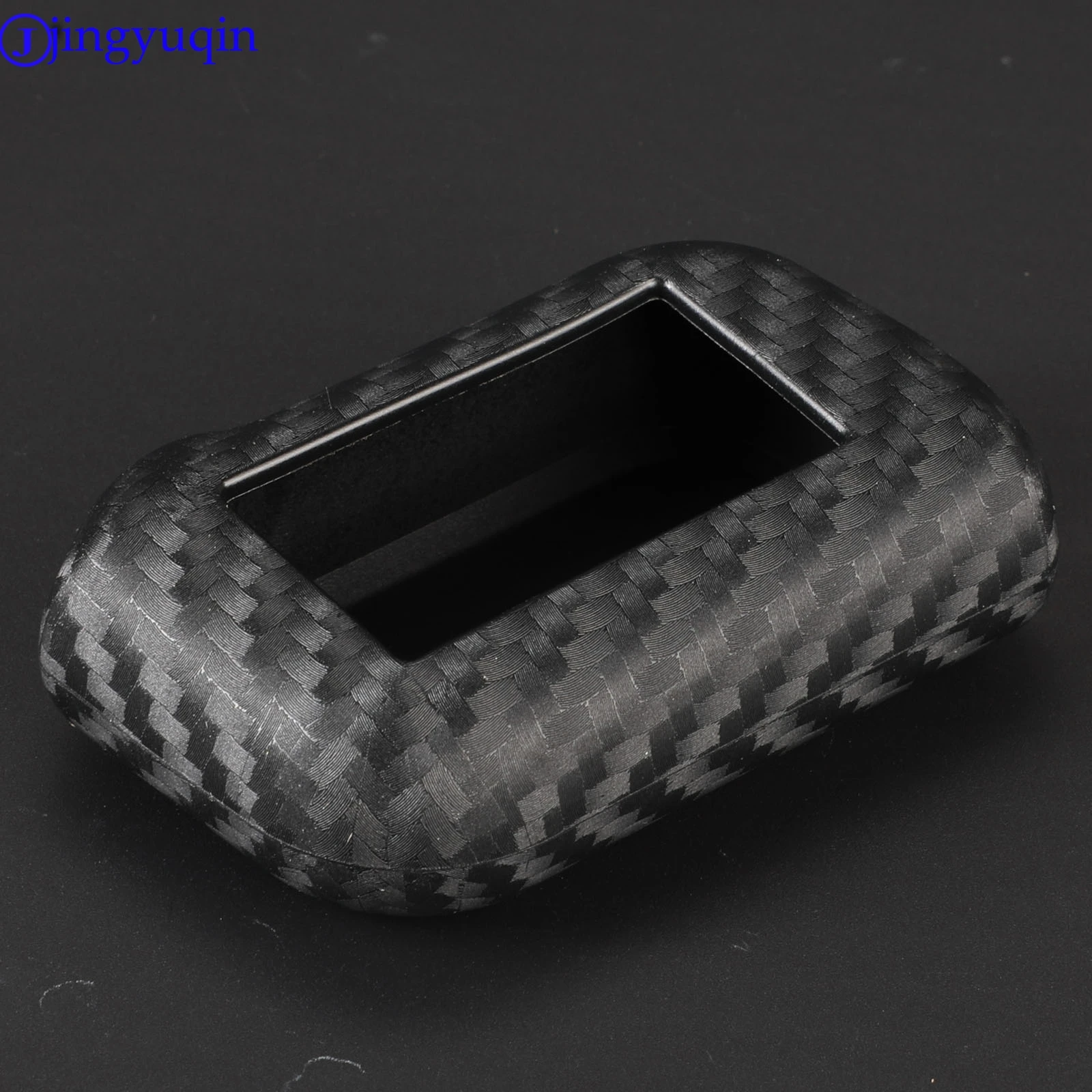 Автомобильная сигнализация jingyuqin Carbon силиконовый чехол для ключей ЖК-дисплей