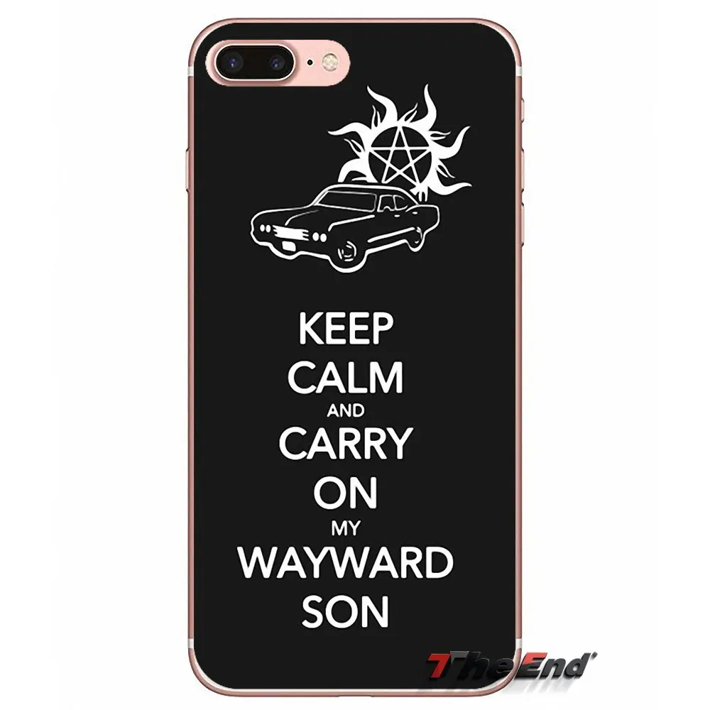 TV Supernatural carry on my wayward son Phone Covers For Sony Xperia M2 M4 M5 E3 T3 XA Z Z1 Z2 Z3 Z5 compact LG G4 G5 G3 G2 Mini | Мобильные