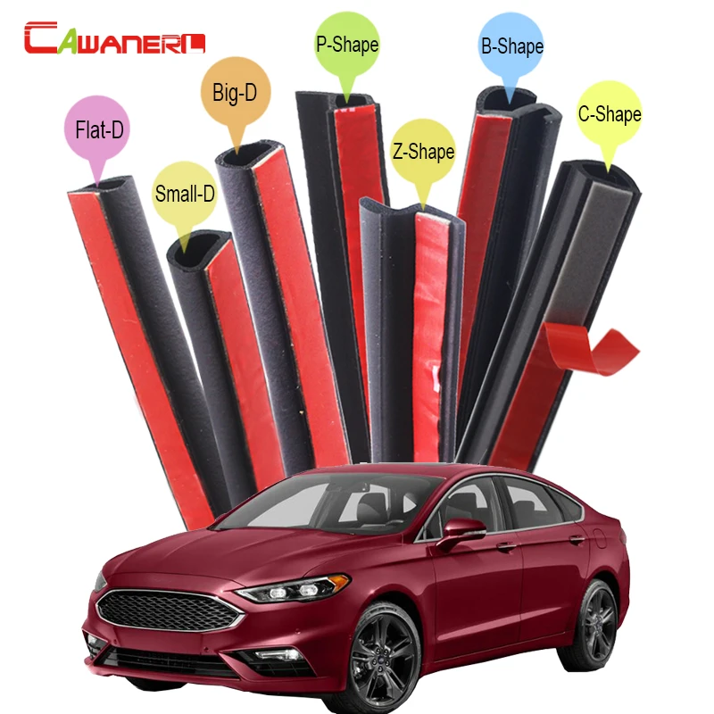 Уплотнительная резиновая уплотнительная лента Cawanerl для автомобилей Ford 500 Fusion Ka