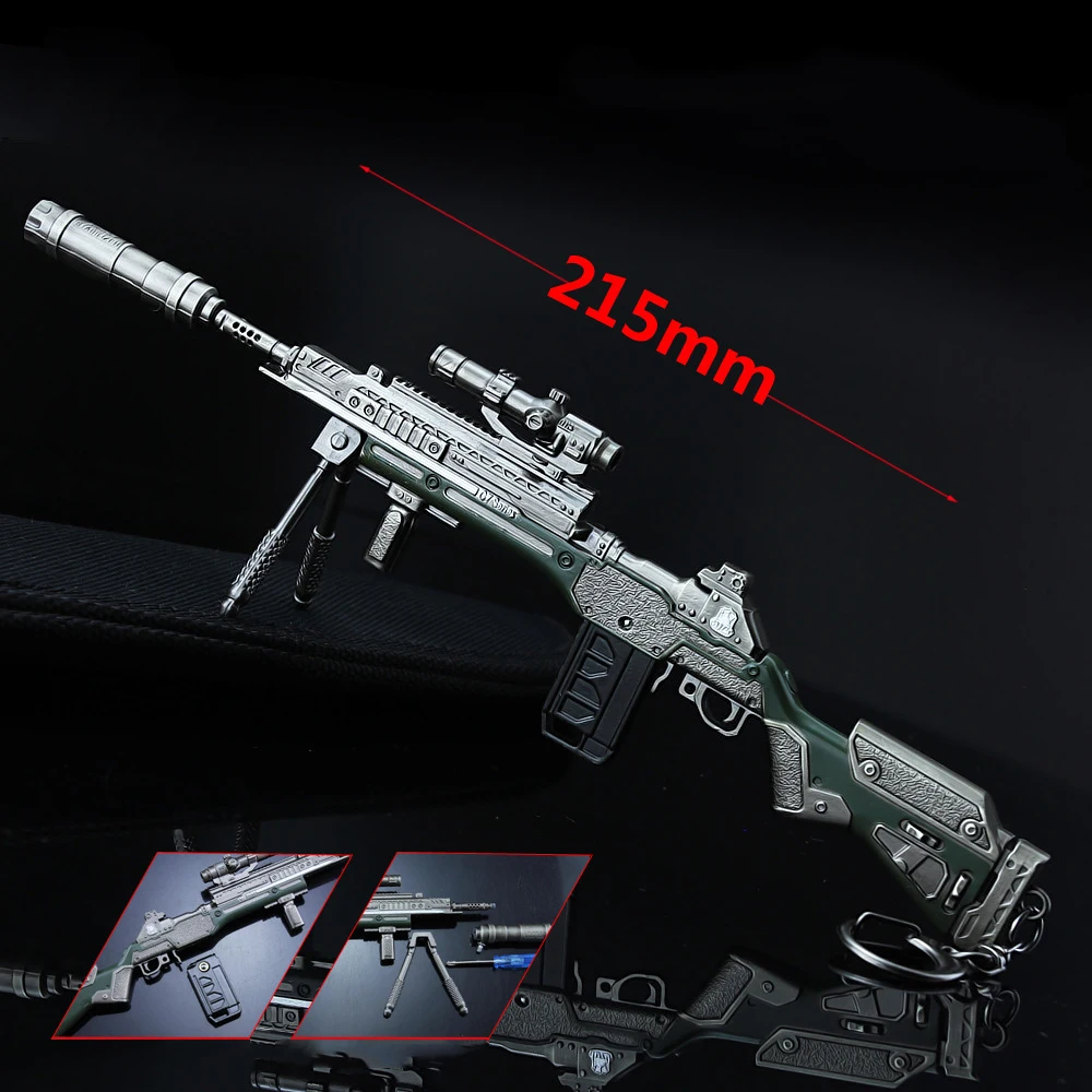 G7Scouting Gun Новинка года: фигурка из пикс-легенд, игра "Битва рояль", модель пистолета 21 см, брелок для ключей из сплава - Цвет: G7Scouting Gun