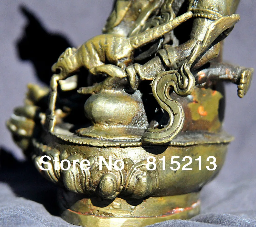

bi00617 VINTAGE TIBETAN BRONZE STATUE of HAPPY BUDDHA OF FORTUNE