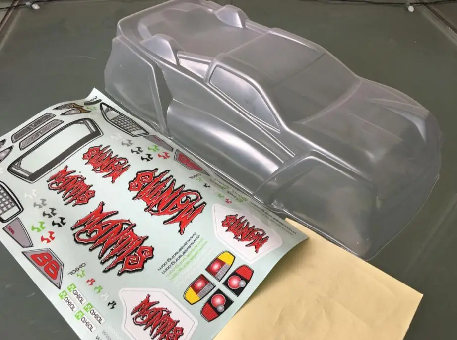 Автомобиль багги Nitro Racing 1/8 с прозрачным кузовом для Venom 811-T, Kyosho ST, HPI Hellfire, Xray XT8, MBX7T.