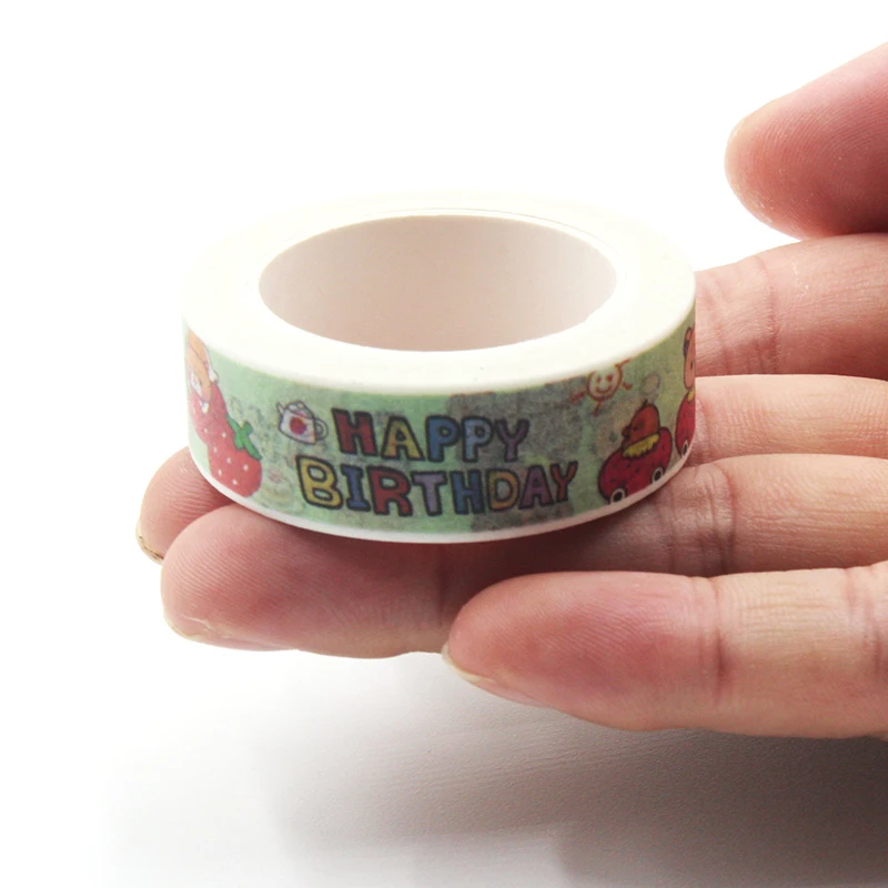 1 шт. Маскировочная лента 15 х10 м|tape diy decoration|tape kawaiibear washi tape |