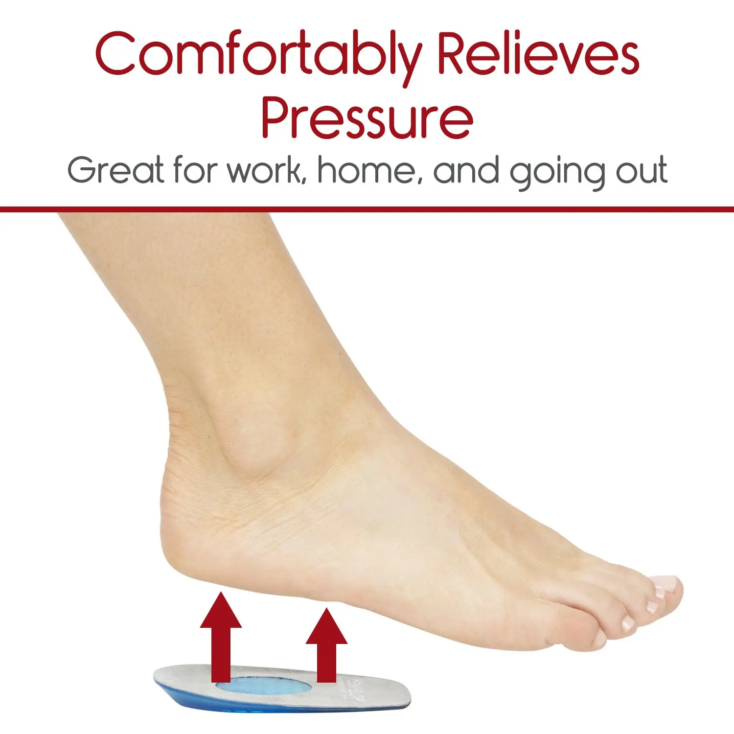 Гелевые подушечки для пятки костной шпоры Подошвенный Фасциит поддерживающие