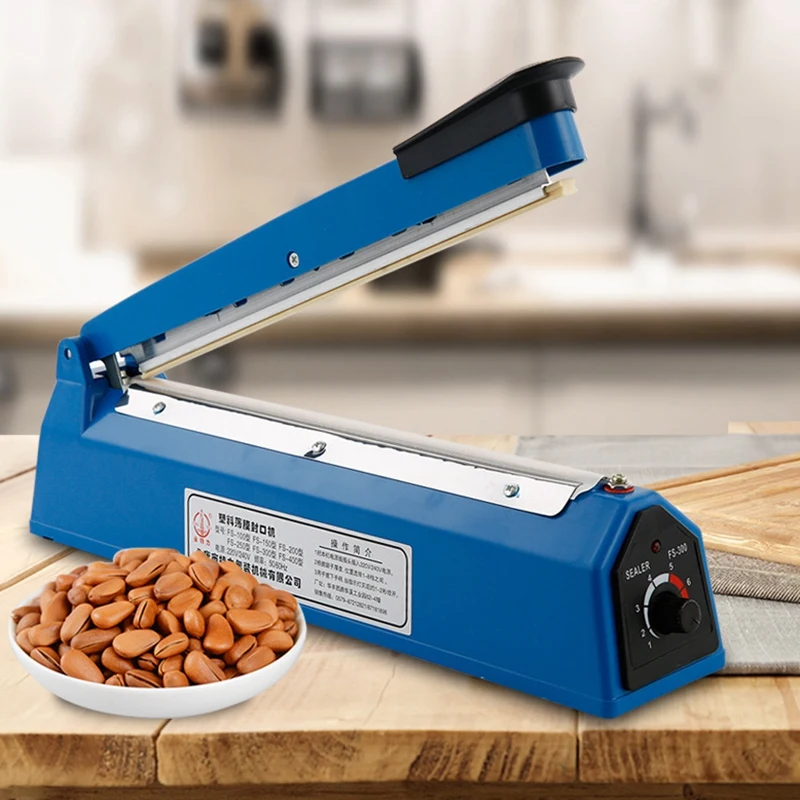 12 дюймовый пищевой упаковщик упаковочная машина ручное давление импульсный