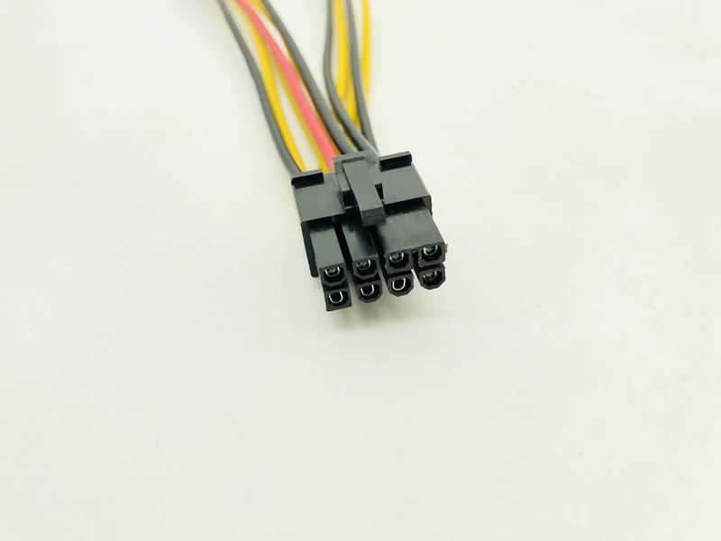 Компьютерный кабель BTBcoin 15 см PCI Express PCIE два 6-контактного разъема мама на
