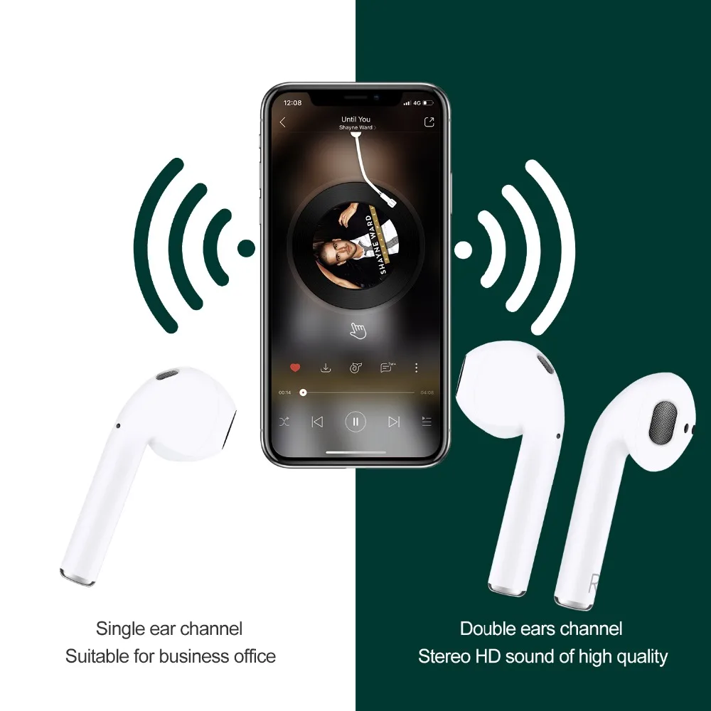 Bluetooth наушники беспроводные 5 0 сенсорное управление для IPhone Xiaomi Мобильный