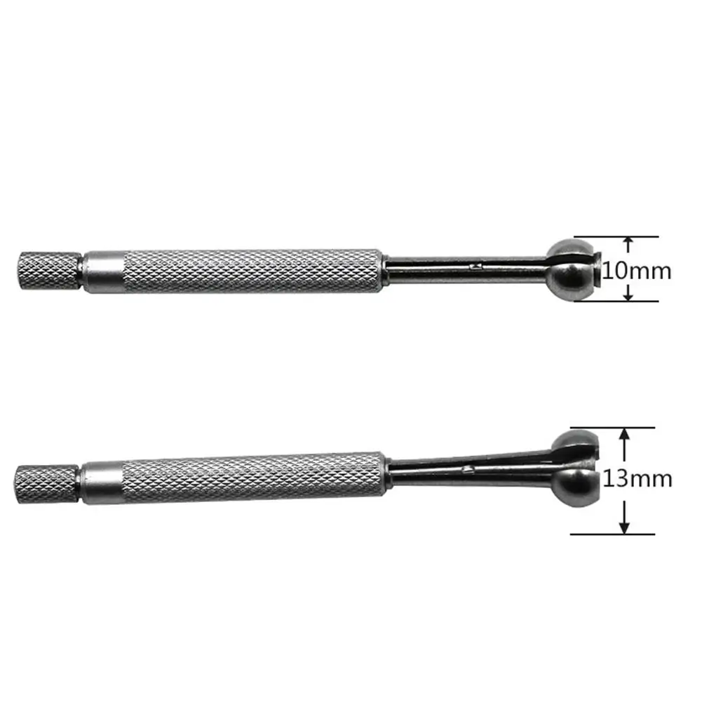 

3-13mm Adjustable Steel Telescopic Gage Gauge Set Square Head Inner Diameter Gauge Round Head Small Hole Gauge 4pcs/set J3
