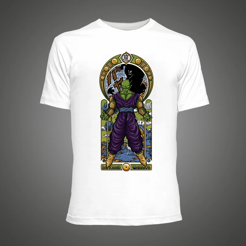 2017 Прохладный Супер Саян Namekian Воин Печать Футболки Мужчин мода Японии Аниме Dragon