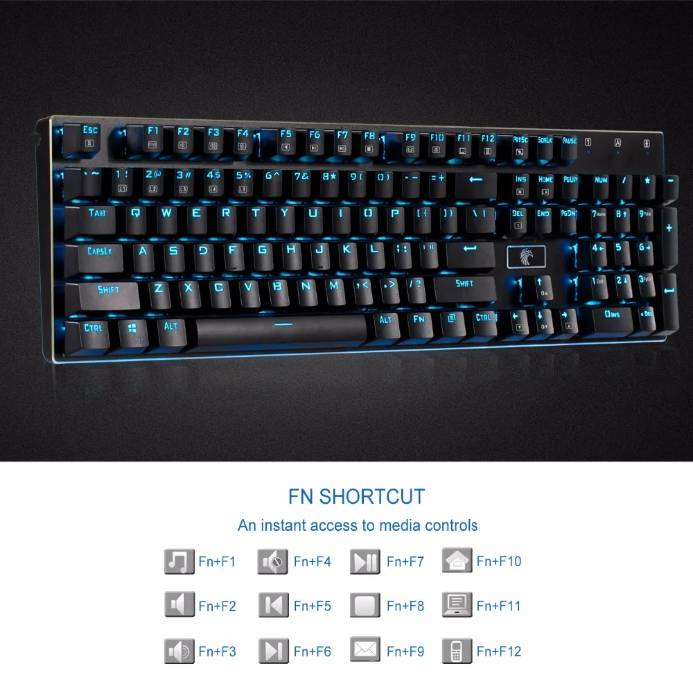 Механическая клавиатура Z88 RGB с коричневым переключателем Outemu 104, тактильная, не щелкающая алюминиевая игровая клавиатура для геймера