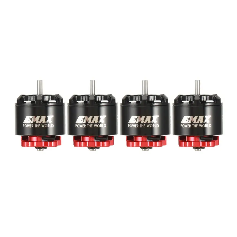4pcs Emax RS1106II 4500KV/6000KV/7500KV 2-3S Lightweight Powerful Brushless Motor For Micro FPV Racing RC Drone Quadcopter Parts | Игрушки и