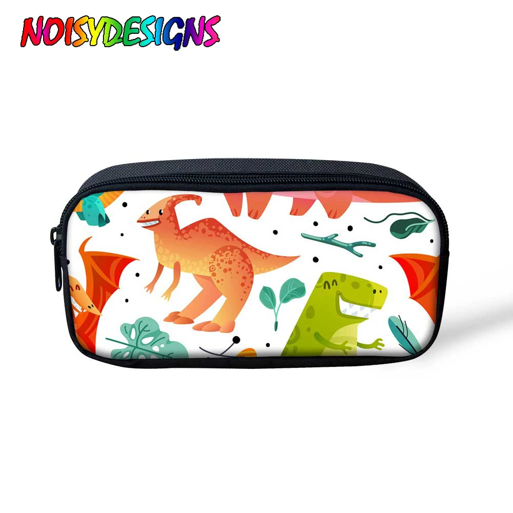 Мягкий чехол для карандашей с динозаврами мальчиков и девочек школьный милый