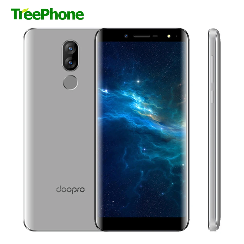 Отпечатков пальцев Doopro P5 Pro 4 г Android 7 0 смартфон 5 ''HD MT6737 ядра сотовый телефон 2 ГБ