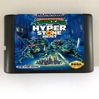 Высококачественный 16 битный игровой картридж Sega MD для системы Megadrive Genesis Turtles Hyper