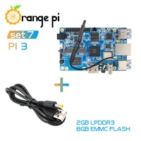 orange pi3 2g8gpower cable open source single board allwinner h6 soc functional computerrun android 7 0ubuntudebian image