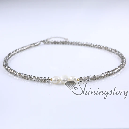 Ожерелье с культивированным жемчугом ожерелье большим в стиле бохо свадебные