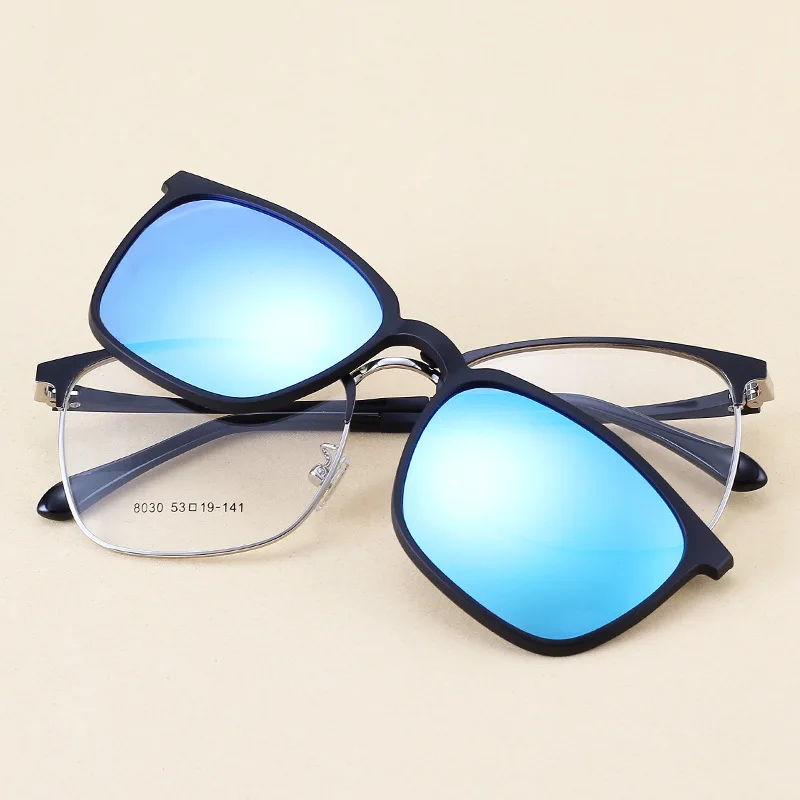 Мужские поляризационные солнцезащитные очки с магнитной оправой|Мужские очки| |