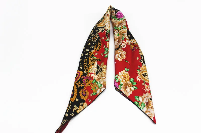 Новый Модный женский шарф 100% саржевый Шелковый квадратный три цвета строчка