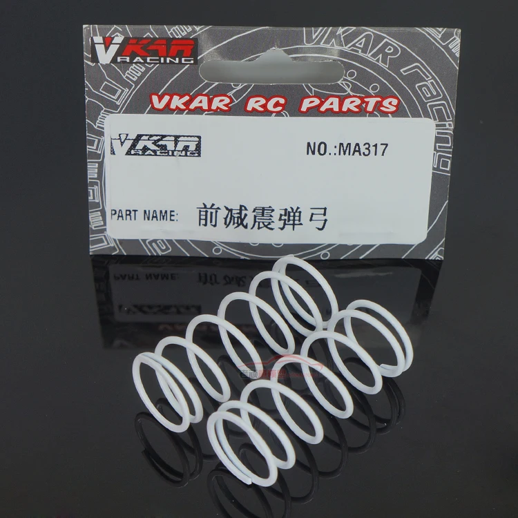 VKAR гоночный короткий грузовик X10 V2 MA317 белый шок пружинный передний 1/10 RC