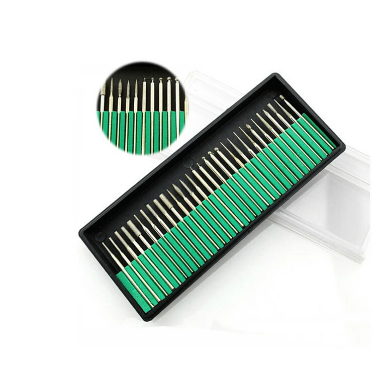 30 шт./компл. дизайн ногтей Электрический файл сверла полировки шлифовальные