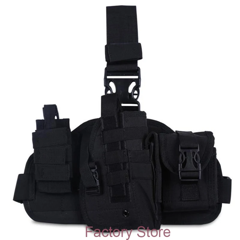 Тактический Молл нейлоновый кобура для ног Glock 1911 M9 M92 HK USP P226 IPSC Пейнтбольного