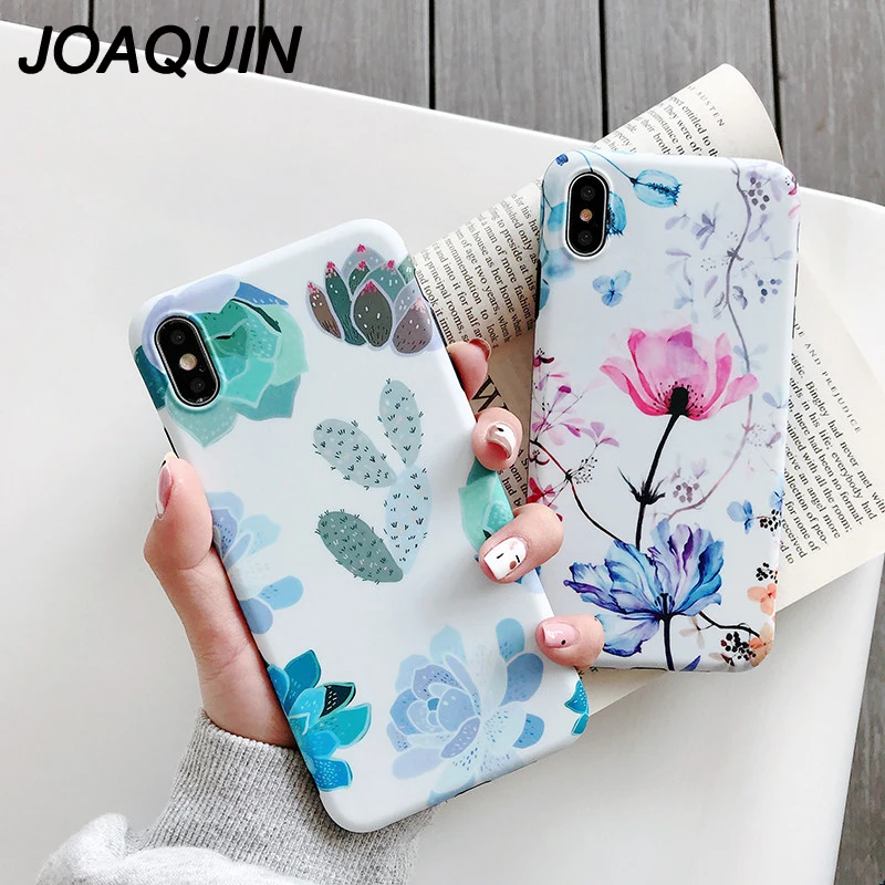 Чехол для iphone 7 цветок растения Botany кактус листья Силиконовый Модный чехол