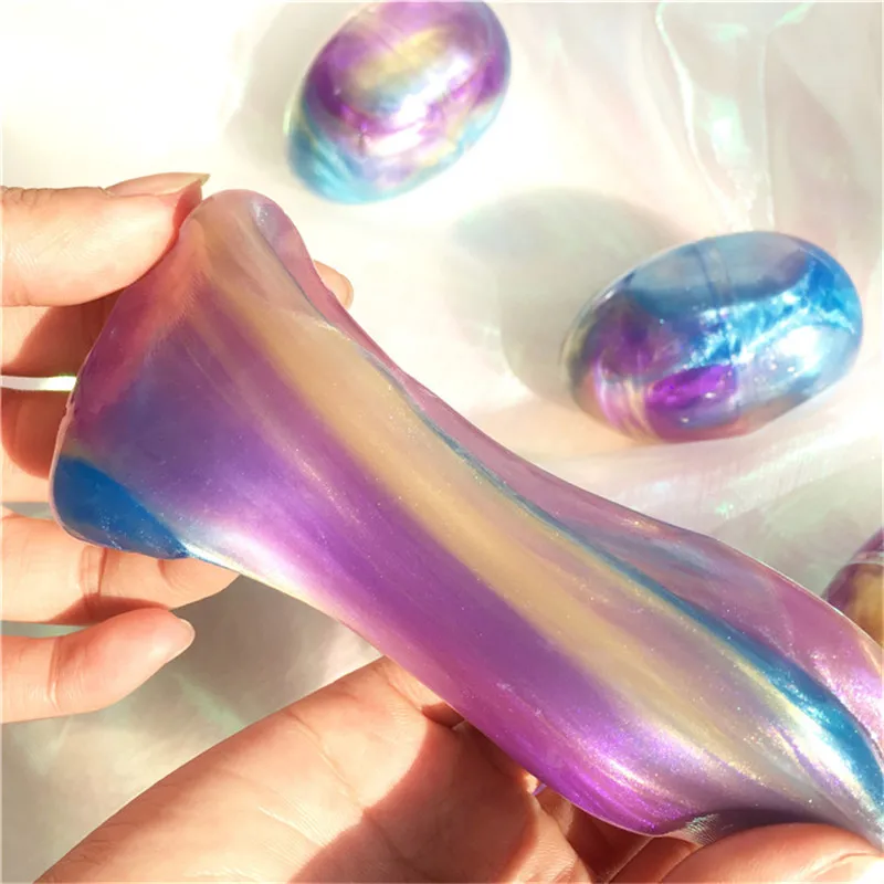 Galaxy Crystal Egg Slime красочная глина для моделирования грязи снятие стресса Diy шпатлевка грязи креативное Моделирование детей умные игрушки