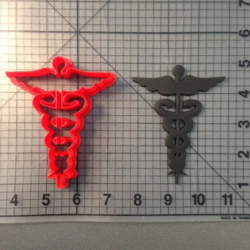 Caduceus резак для печенья инструмент украшения торта на заказ 3D печатная форма