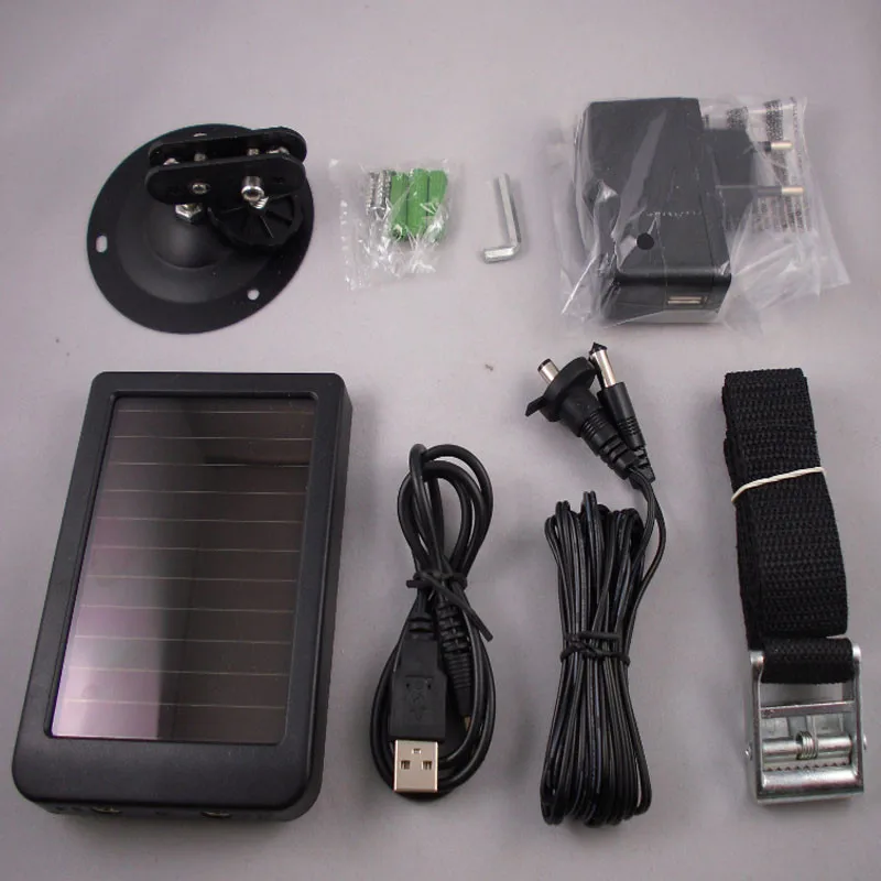 Внешнее солнечное зарядное устройство/солнечная панель для охотничьей камеры
