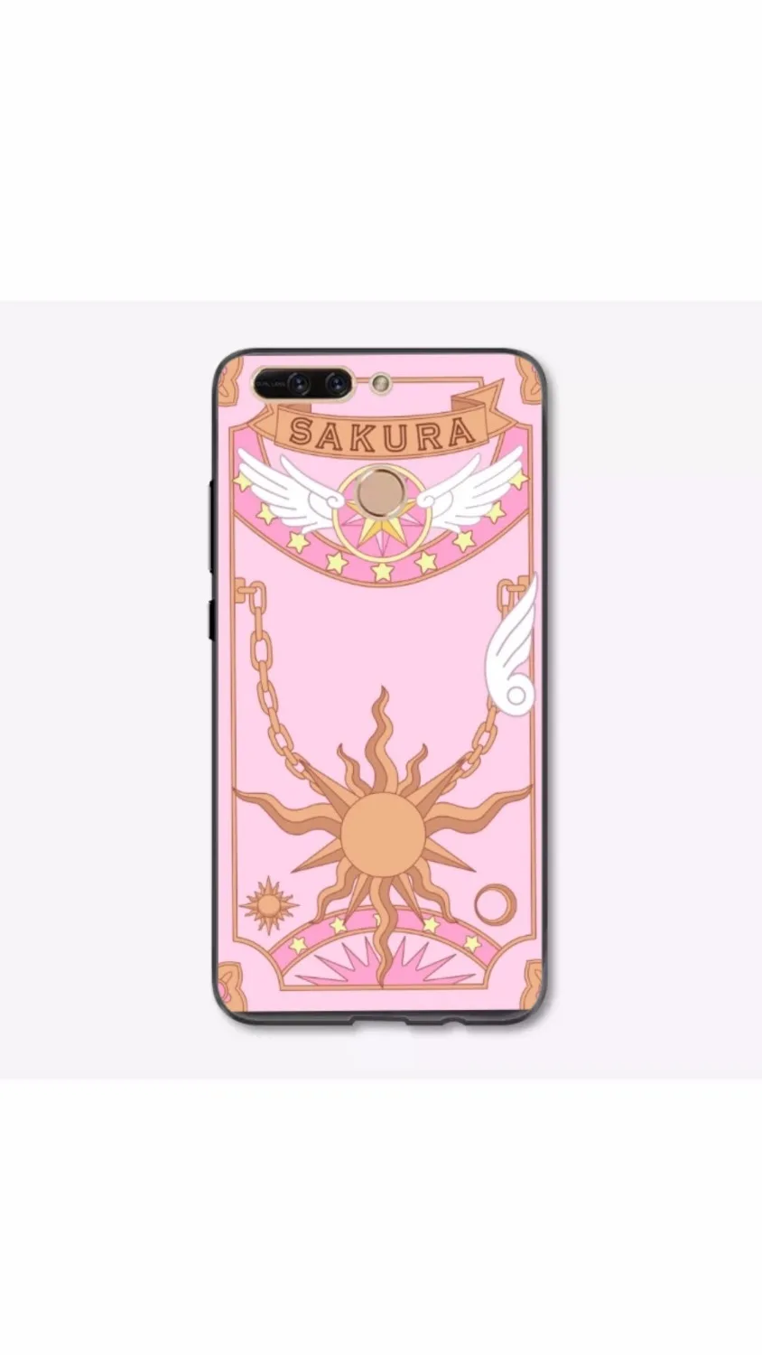 Cow Card Captor Sakura мультфильм аниме прекрасный розовый пластиковый мягкий силиконовый