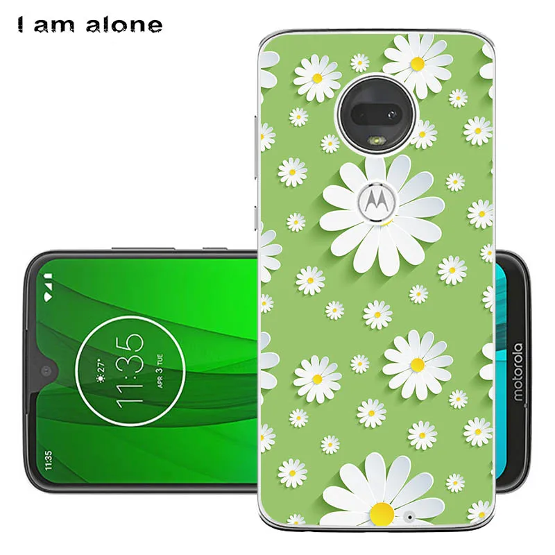 Чехлы для телефонов I am alone для Motorola Moto G7 G7 Play G7 power Solf из ТПУ, модные милые Чехлы для Moto G7 - Цвет: Solf TPU HH17