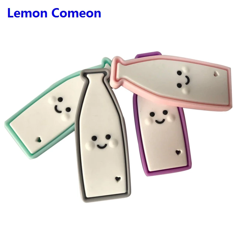 Lemon Comeon, 1 шт., силиконовые бусины, бутылочка для кормления детей, сделай сам, соска-пустышка, цепочка для жевания, BPA бесплатно, аксессуары для прорезывания зубов, детский Прорезыватель