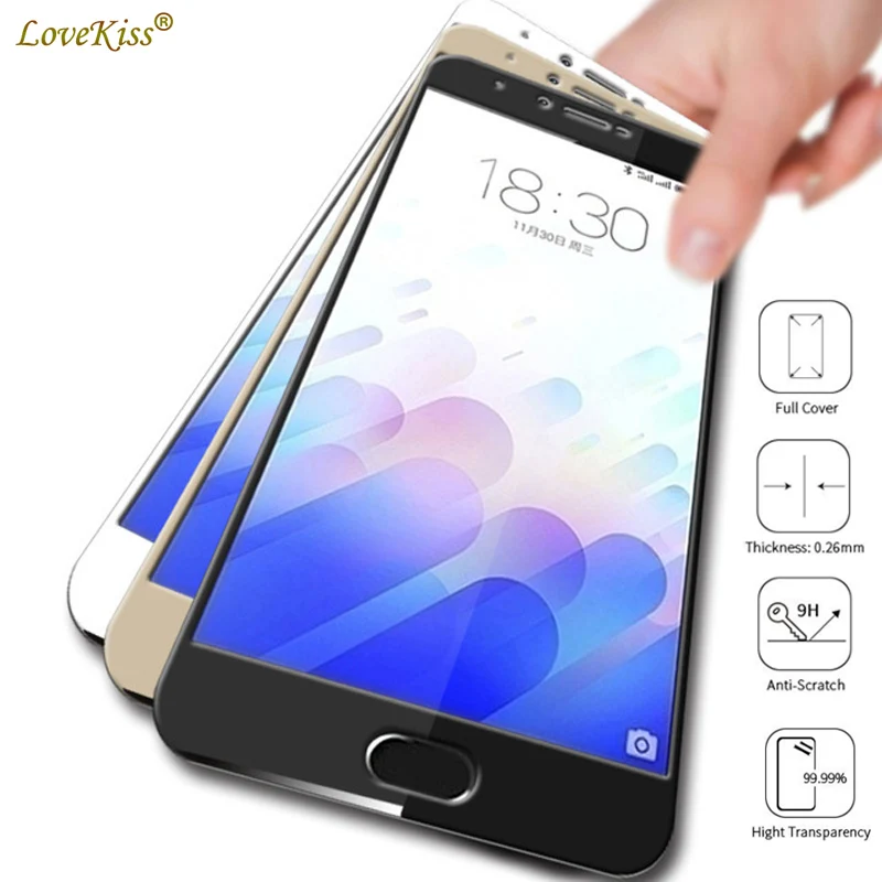 U10 U20 U685H полное покрытие экрана стеклянная пленка для Meizu U 10 20 U685 защита 9H чехол с