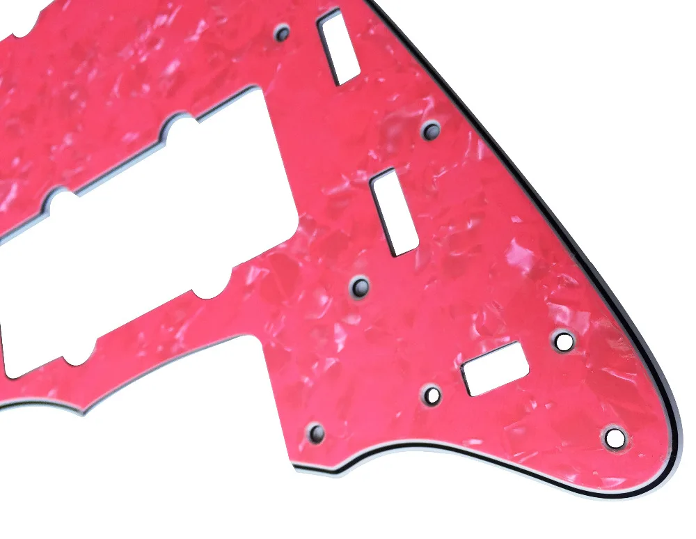 Pleroo Custom гитара pickgaurd Scratch Plate для японской Jazzmaster Гитара Pickguard 4 слоя розовый