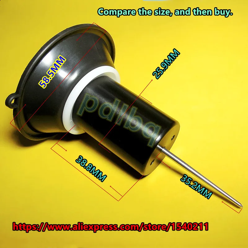 

(1PCS $7.5)HMHonda CN250/CH250 Helix/FUSION 250 Big ship22 carburetor vacuum diaphragm plunger assembly (configured Jet needle)