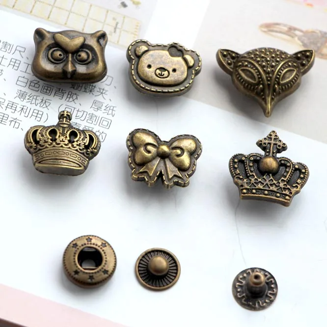 SMTA Античная бронзовая Магнитная кнопка для сумок сумка одежды кошелек швейная