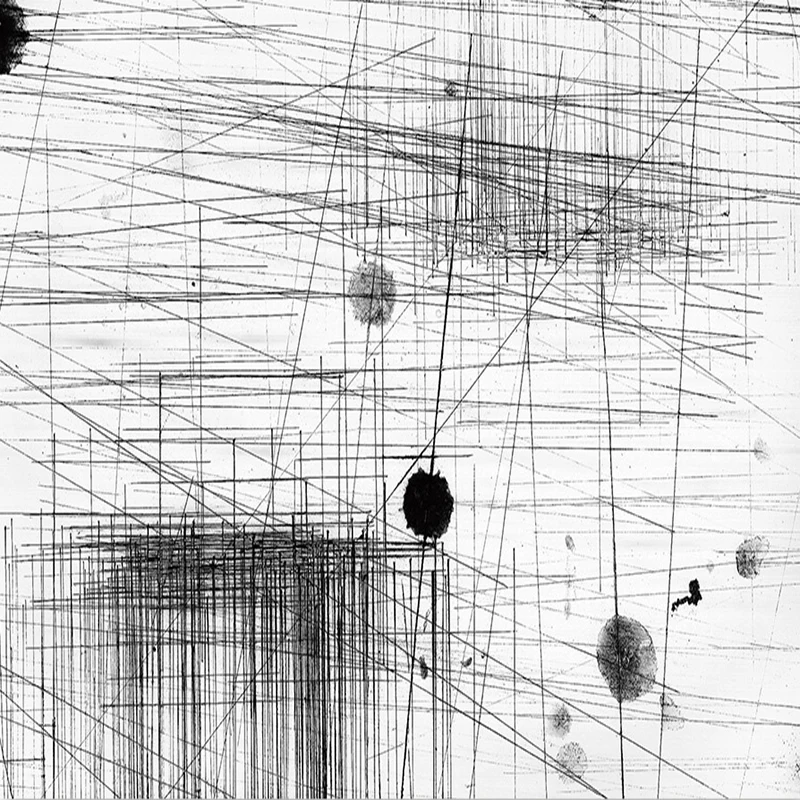 Настенные обои с абстрактными черно-белыми линиями для стен 3D гостиной