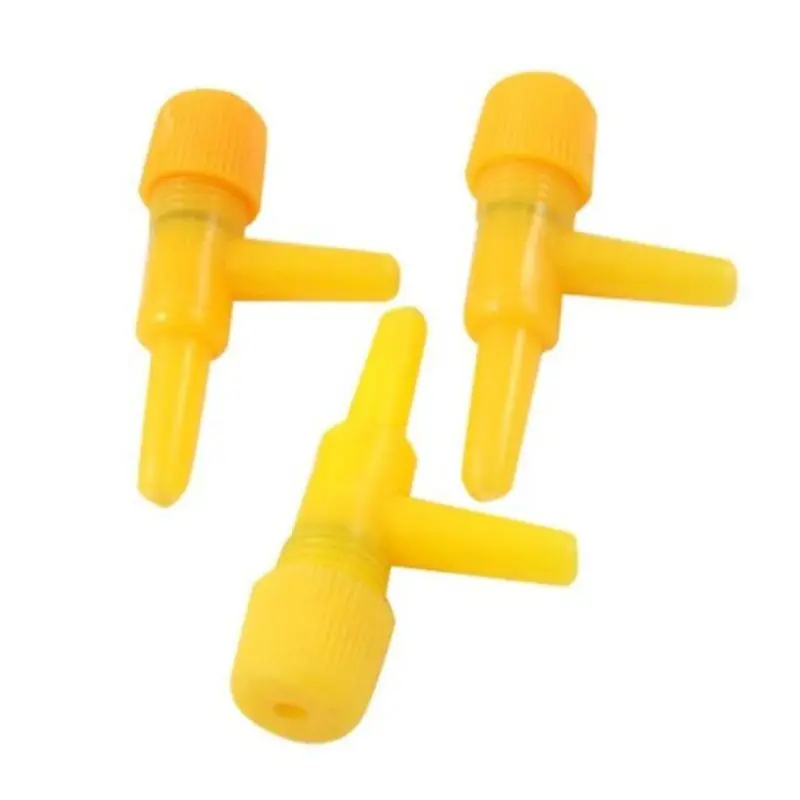 Yello Elbow 2 3 способа аквариума соединитель для пневмонасоса регулирующий клапан Воздушный трубопровод для аквариума 5 шт./партия аквариум воздушный клапан управления - Цвет: Yello Elbow