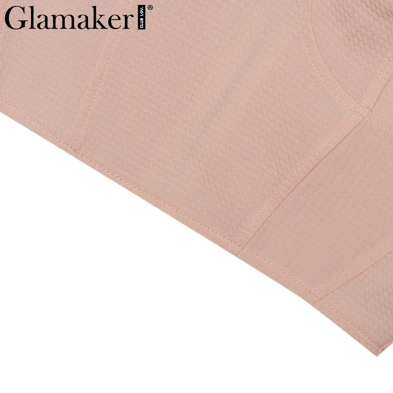 Glamaker, винтажная, с открытыми плечами, сексуальная короткая блузка, для женщин, с пышными рукавами, с оборками, Элегантная блузка, для женщин, Осень-зима, вечерние, сексуальный топ