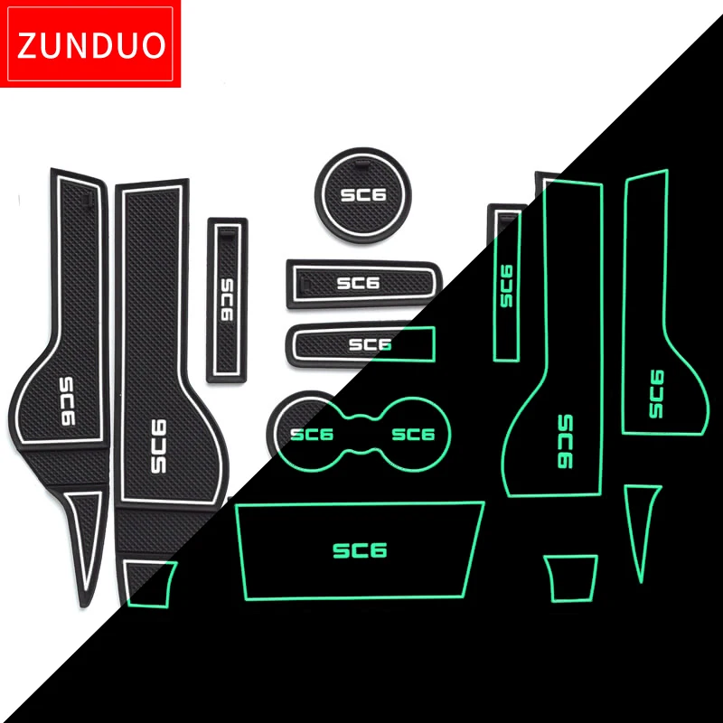 ZUNDUO для GEELY GC6/SC6 2012 2015 затворный слот подкладка пыль автомобиля коврики