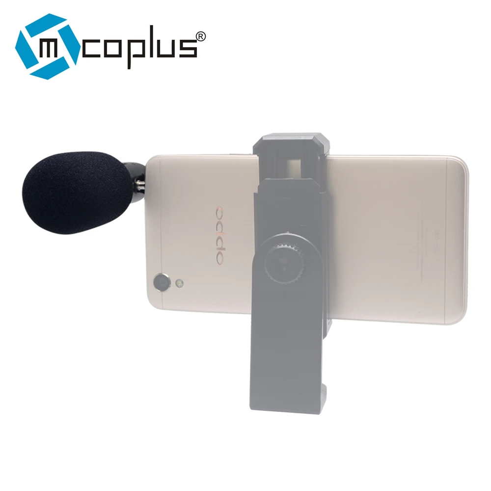 Внешний микрофон Mcoplus видеомикрофон для iPhone смартфона Samsung с защитой от ветра