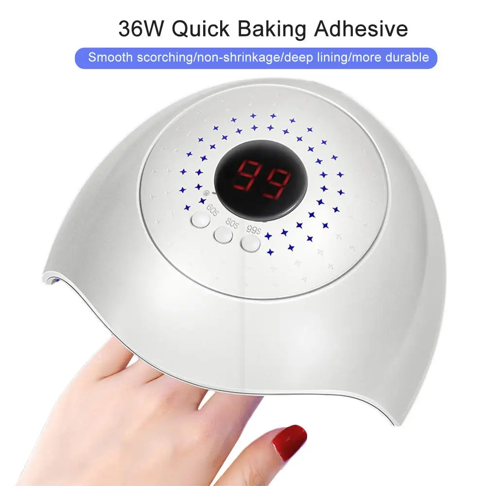 Набор из 36 гель-лаков для ногтей начинающих 6 шт. цветов гель с УФ/светодиодный