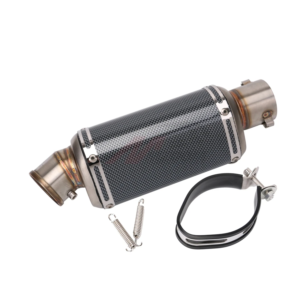 51mm Modified Motorcycle Exhaust Pipe Muffler CBR CB400 CB600 Z750 Z800 TMAX530 MT07 GY6 | Автомобили и мотоциклы